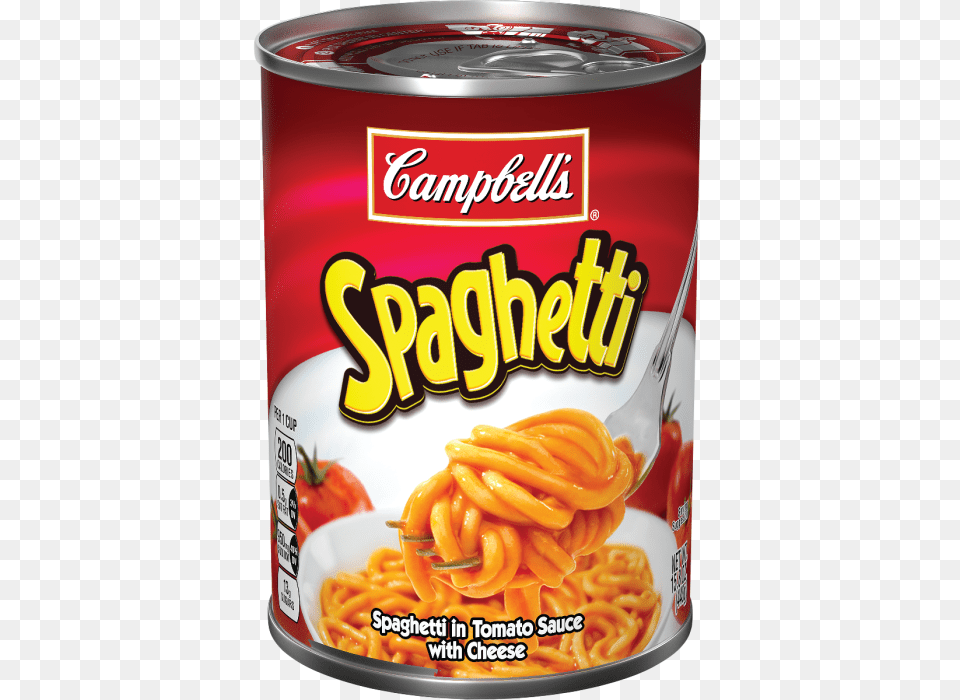 Spaghetti In Tomato And Cheese Sauce, Tin, Aluminium, Can, Canned Goods Free Png Download