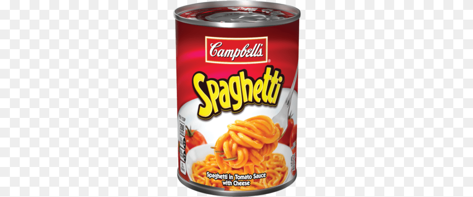 Spaghetti In Tomato And Cheese Sauce Campbell39s Spaghetti, Aluminium, Tin, Can, Canned Goods Free Png Download