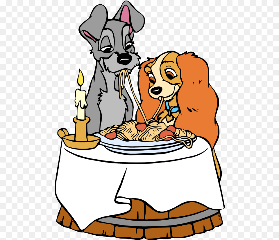 Spaghetti Lady And The Tramp Clip Art, Meal, Food, Person, Birthday Cake Png