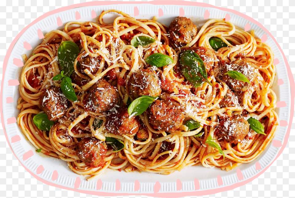 Spaghetti Nigeria, Food, Pasta, Plate, Meat Png