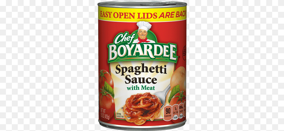 Spaghetti Sauce Chef Boyardee Big Beefaroni, Aluminium, Tin, Can, Canned Goods Free Transparent Png