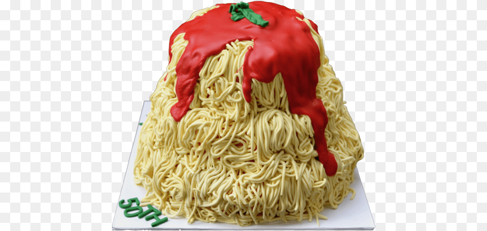 Spaghetti With Tomato Sauce Cake Chocolate Cake Decorated Spaghetti Cake, Birthday Cake, Cream, Dessert, Food Png Image