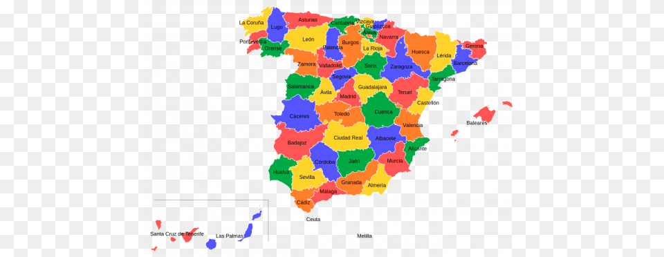 Spain 3 Population Density Map Of Spain, Atlas, Chart, Diagram, Plot Png Image