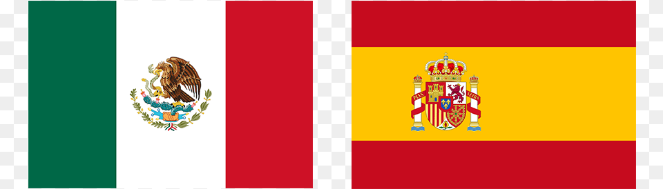 Spain And Mexico Flag Png Image