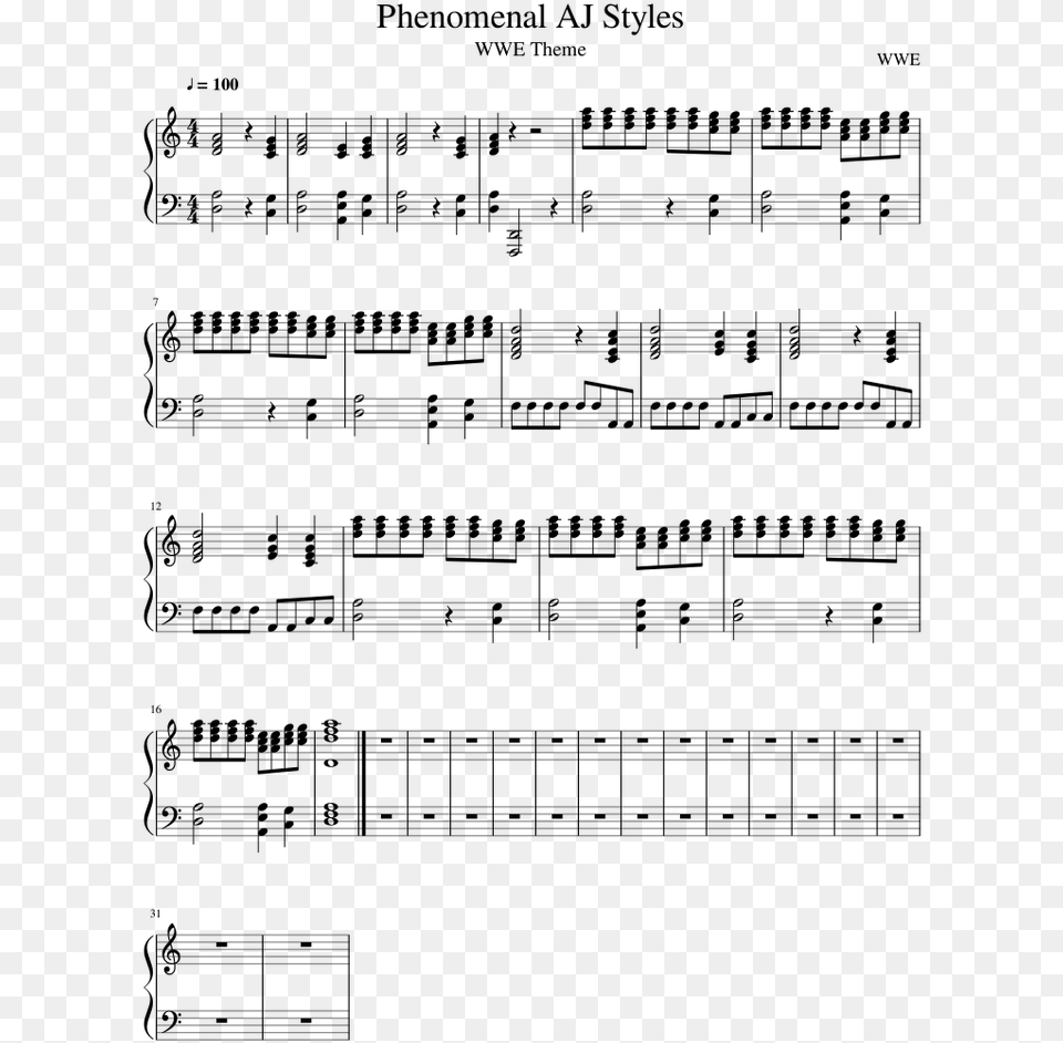 Spain Anthem Piano Sheet, Gray Png
