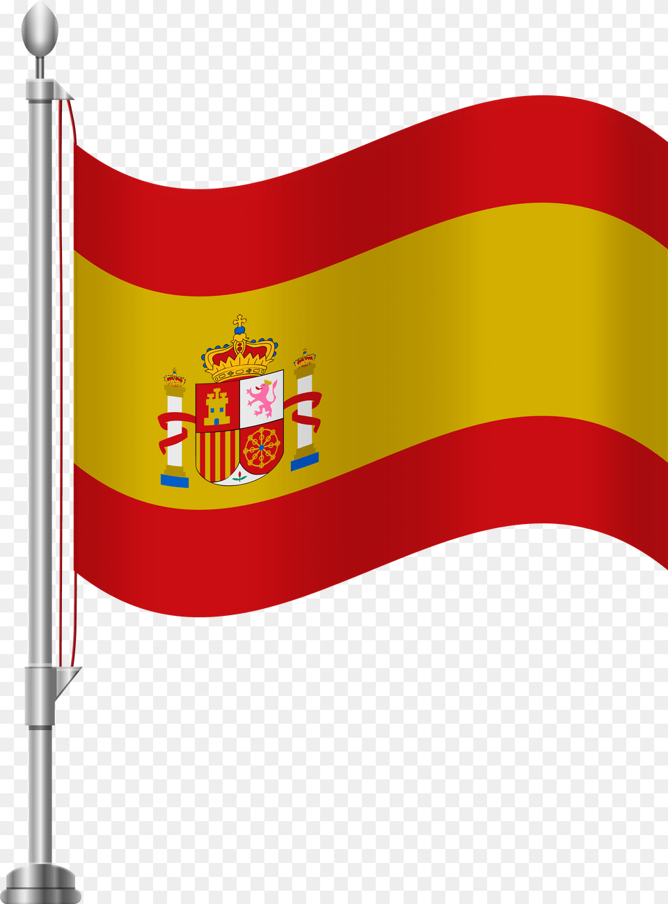 Spain Flag Clip Art, Spain Flag Free Transparent Png