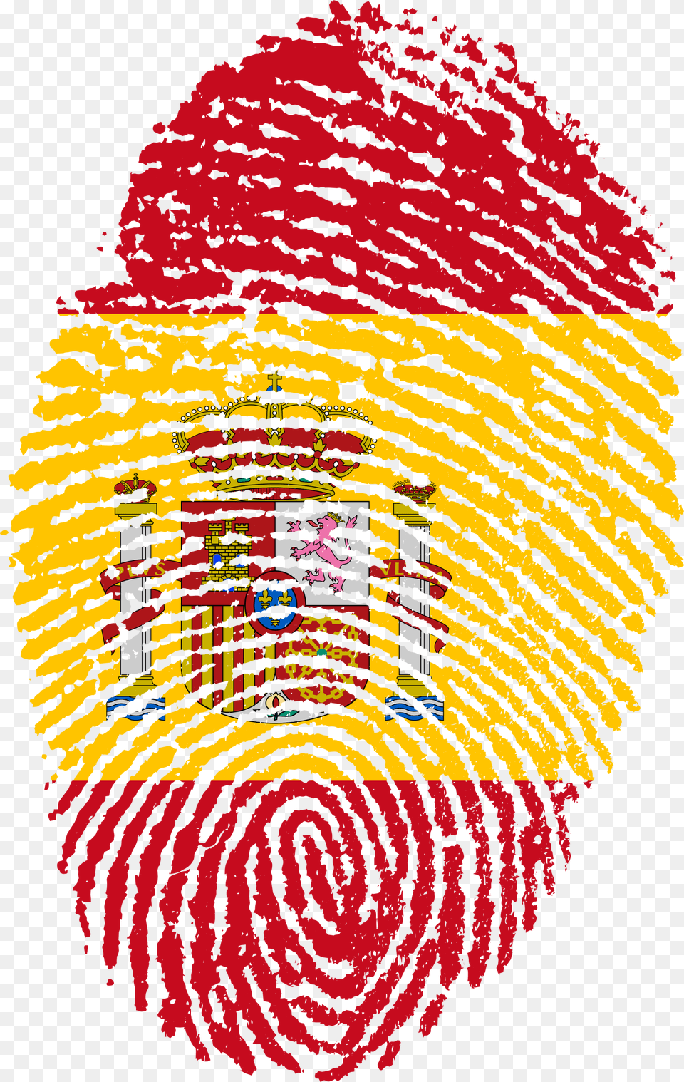 Spain Flag Fingerprint, Home Decor, Rug, Art, Person Png Image