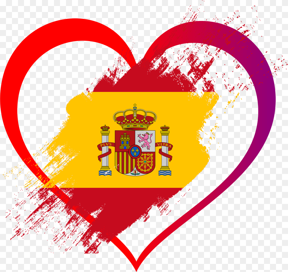 Spain Flag Image Spain Flag Heart, Nutcracker Free Png