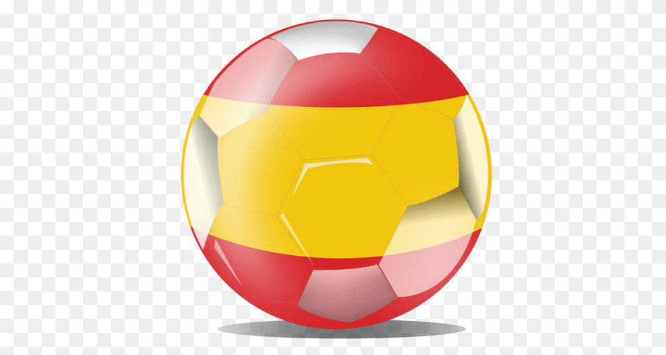Spain Football Flag, Ball, Soccer, Soccer Ball, Sphere Png