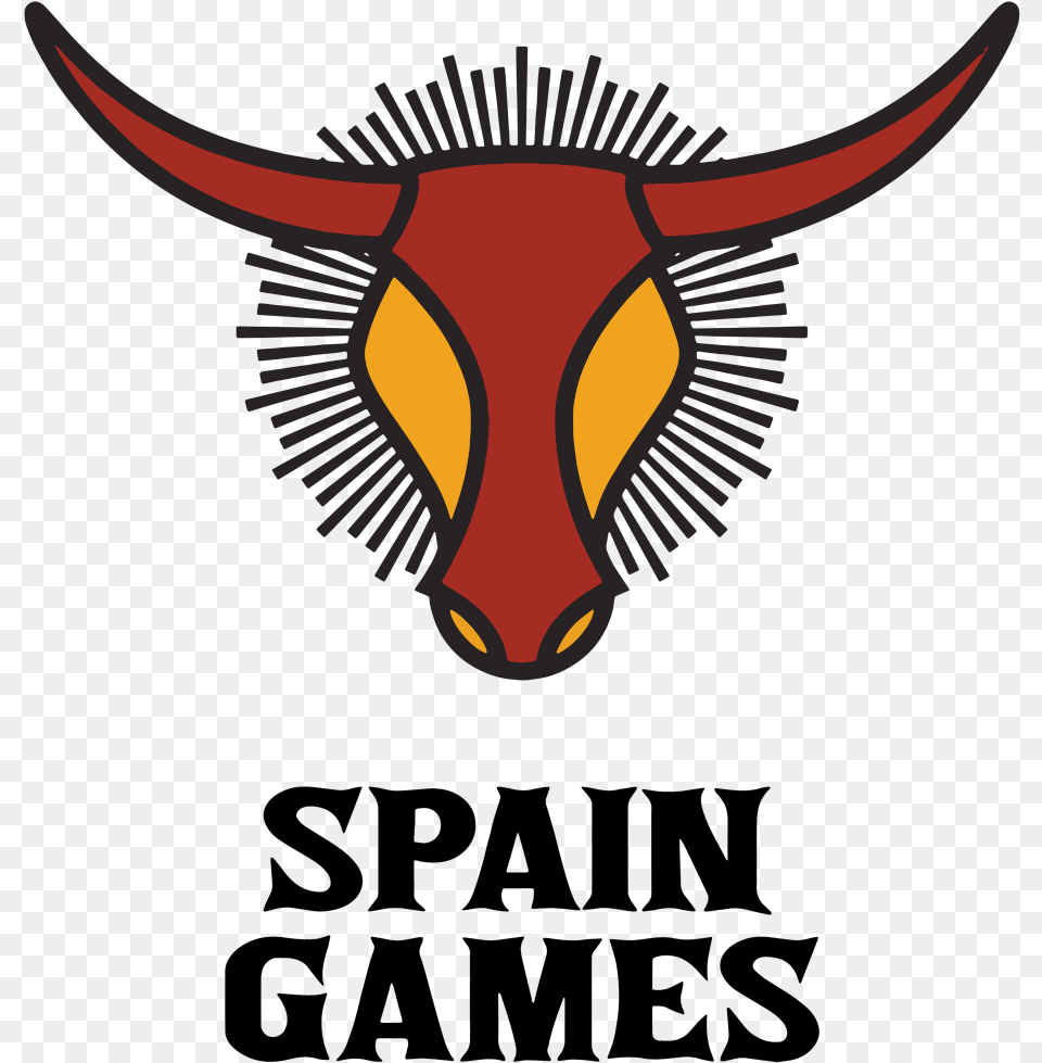 Spain Games Logo Clear Service Auto, Animal, Mammal, Cattle, Longhorn Free Transparent Png