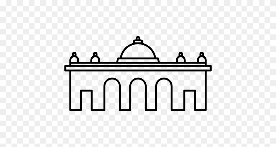 Spain Gate Madrid Arch Monuments Icon, Gray Free Png