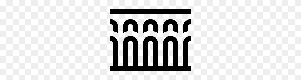 Spain Monument Segovia Monuments Aqueduct Icon, Gray Png Image