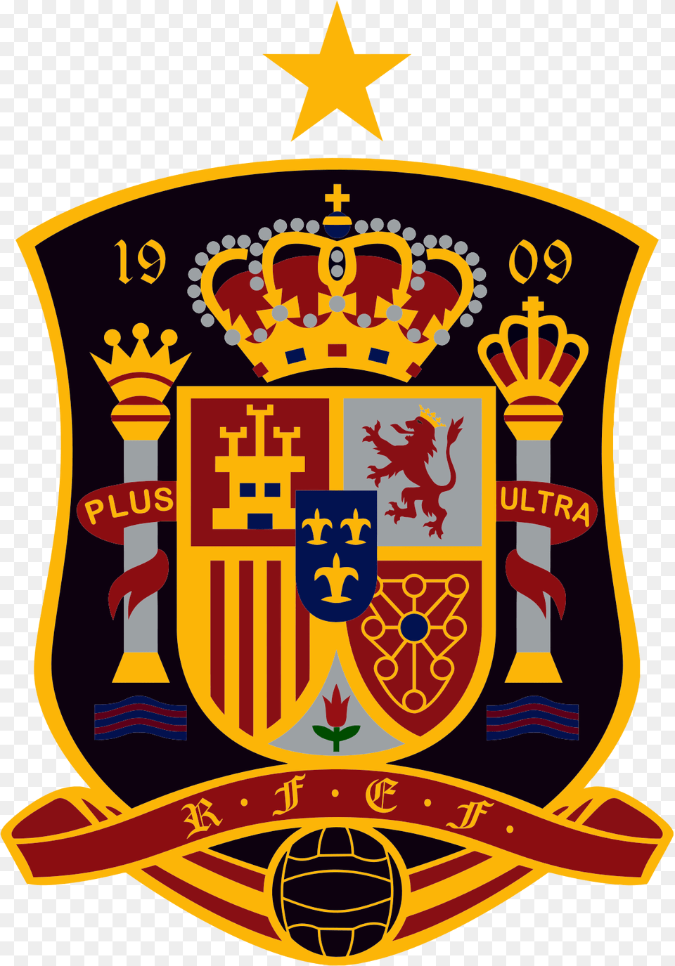 Spain National Football Team, Emblem, Symbol, Logo, Badge Png Image