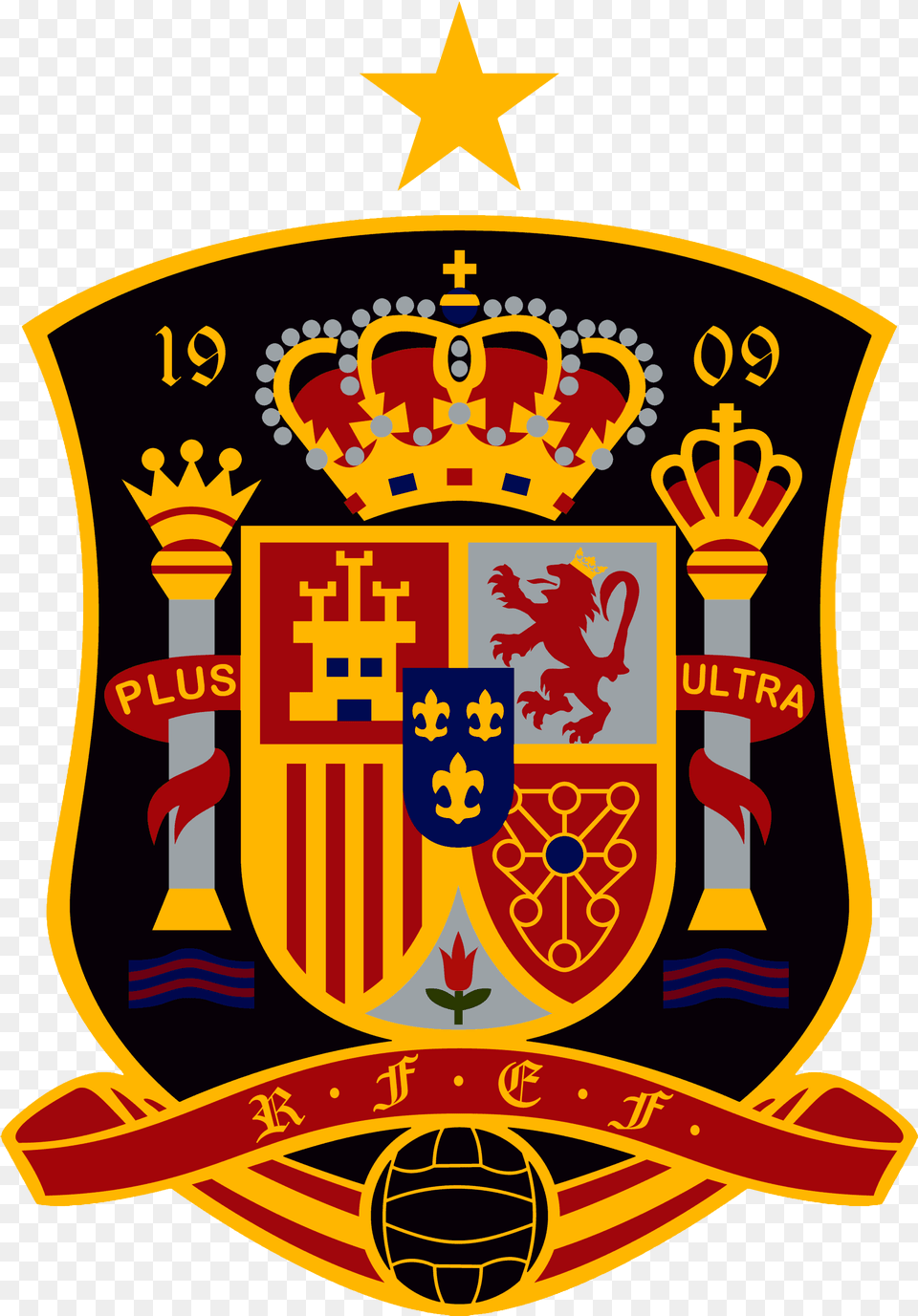 Spain National Football Team Logo Spain National Football Team, Emblem, Symbol, Badge Free Png Download