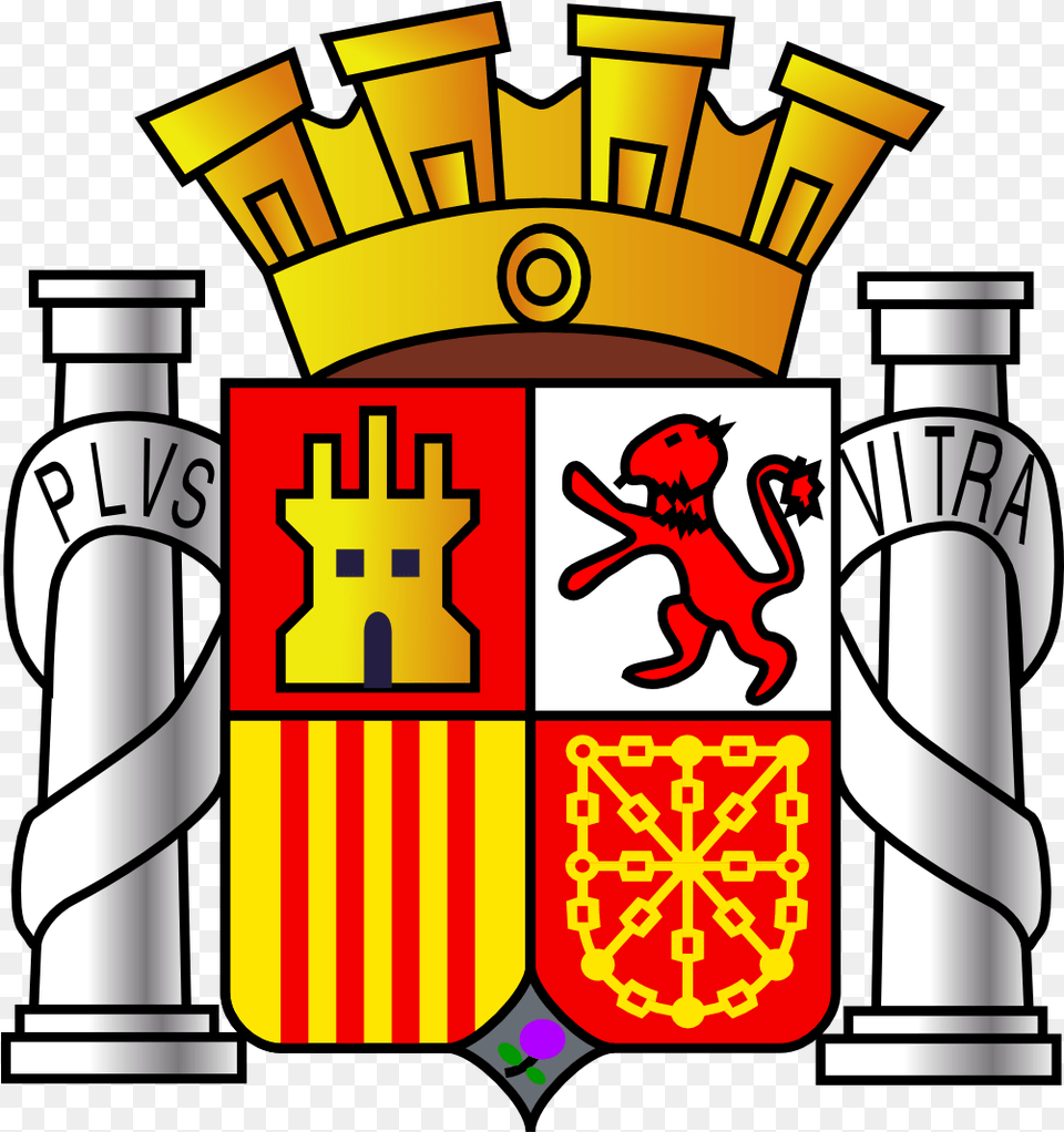 Spain Sencond Republic Coat Of Arms Spain Coat Of Arms, Emblem, Symbol, Dynamite, Weapon Free Png Download