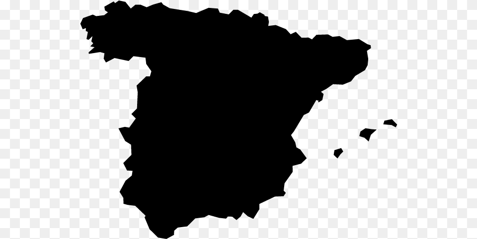 Spain Silhouette, Gray Png Image