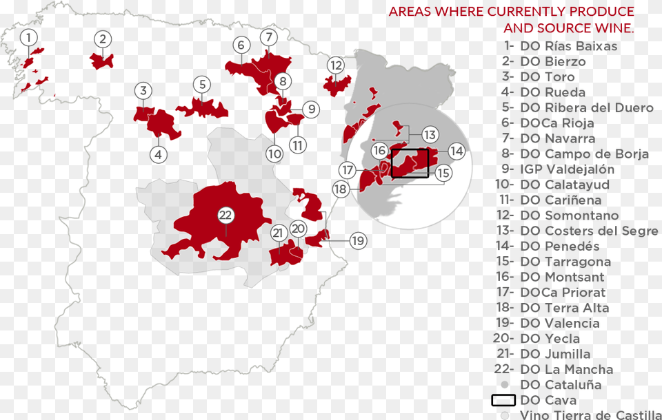 Spain Wine Regions Hd, Chart, Plot, Map, Atlas Png