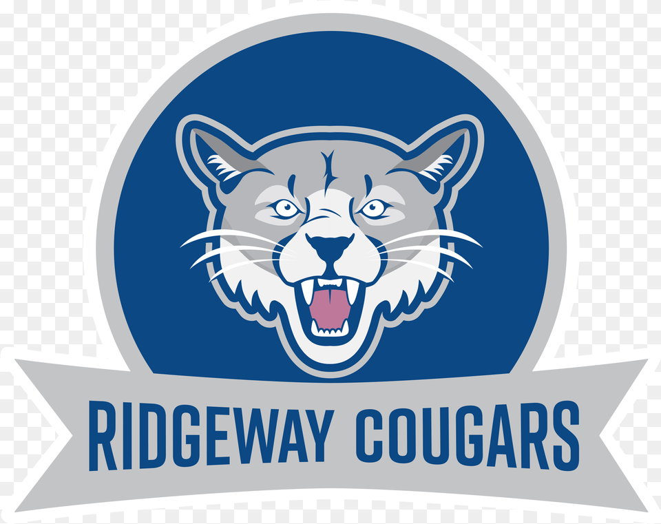 Spal Ridgewaycougars Rev F Cat Yawns, Logo, Animal, Wildlife, Mammal Free Transparent Png