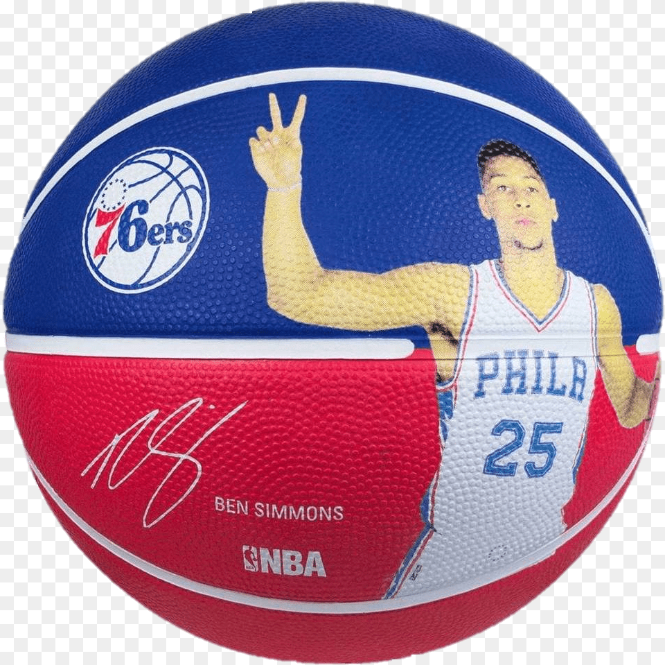 Spalding Nba Player Series Ben Simmons Spalding Basketball, Ball, Rugby, Rugby Ball, Sport Free Png Download