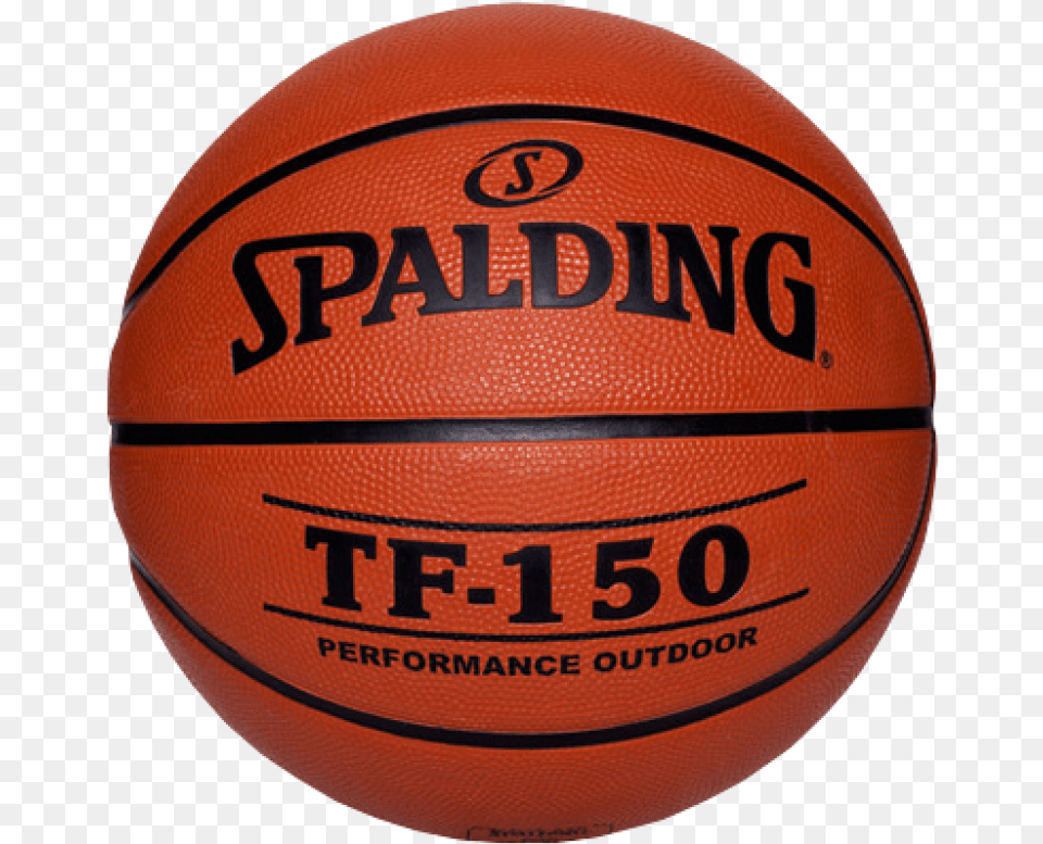 Spalding Tf 150 Outdoor Fiba Logo Spalding Basketball, Ball, Basketball (ball), Sport Free Png Download
