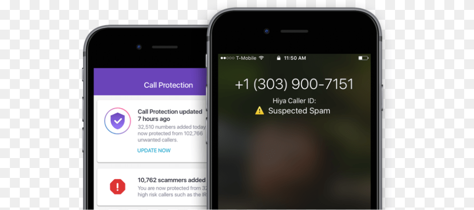 Spam Blocker And Fraud Protection App Hiya Launches For Hiya App, Electronics, Mobile Phone, Phone Free Png Download