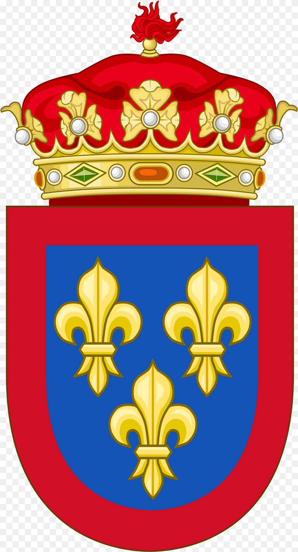 Spanish Bourbon Coat Of Arms, Armor, Shield Png