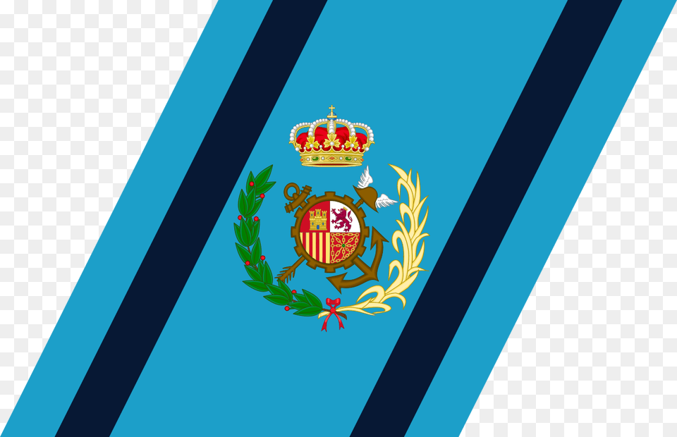 Spanish Customs Surveillance Service Racing Stripe Illustration, Emblem, Symbol, Logo Png Image