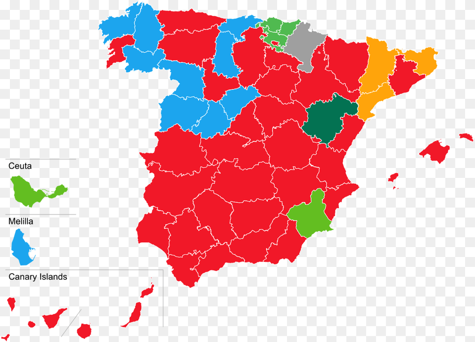 Spanish Election Map 2019, Chart, Plot, Atlas, Diagram Free Transparent Png