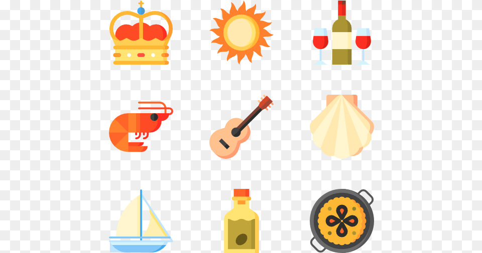 Spanish Food Culture, Guitar, Musical Instrument Png Image