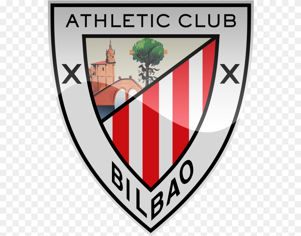 Spanish La Liga Hd Football Logos Athletic Bilbao, Armor, Logo, Badge, Symbol Free Transparent Png