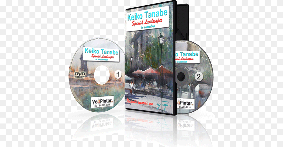 Spanish Landscapes In Watercolour Landscapes In Watercolour, Disk, Dvd, Person Free Transparent Png