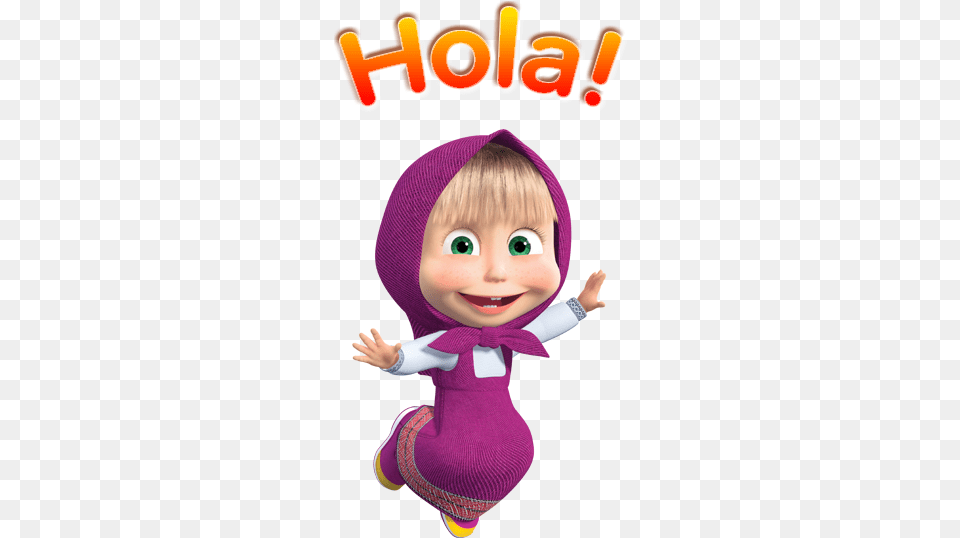 Spanish Masha And Bear Images Hd, Clothing, Hat, Doll, Toy Png