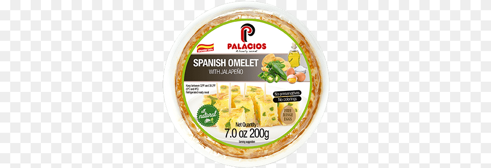Spanish Omelette With 7oz Spanish Omelette, Food, Lunch, Meal, Dish Png