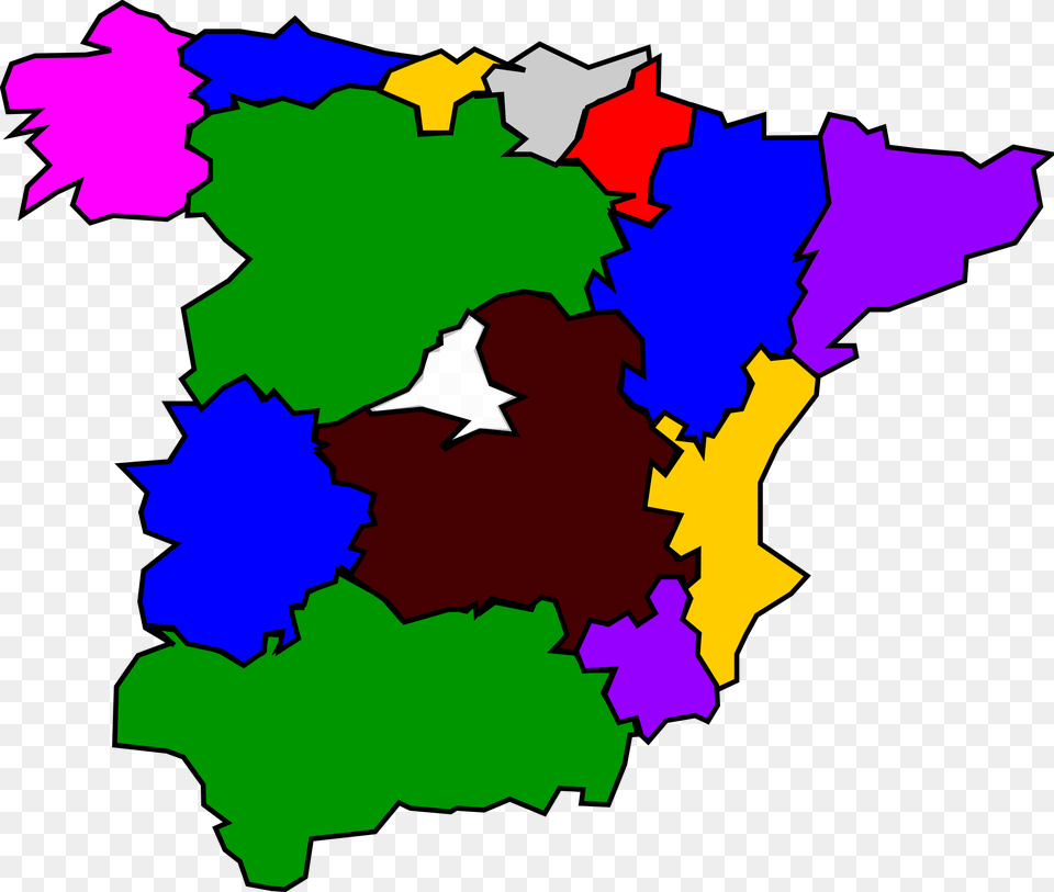 Spanish Regions Icons, Chart, Plot, Map, Atlas Free Transparent Png
