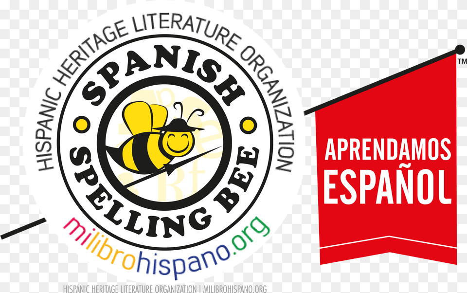 Spanish Spelling Bee Aprendamos Spelling Bee En, Sticker, Logo, Animal, Insect Free Transparent Png