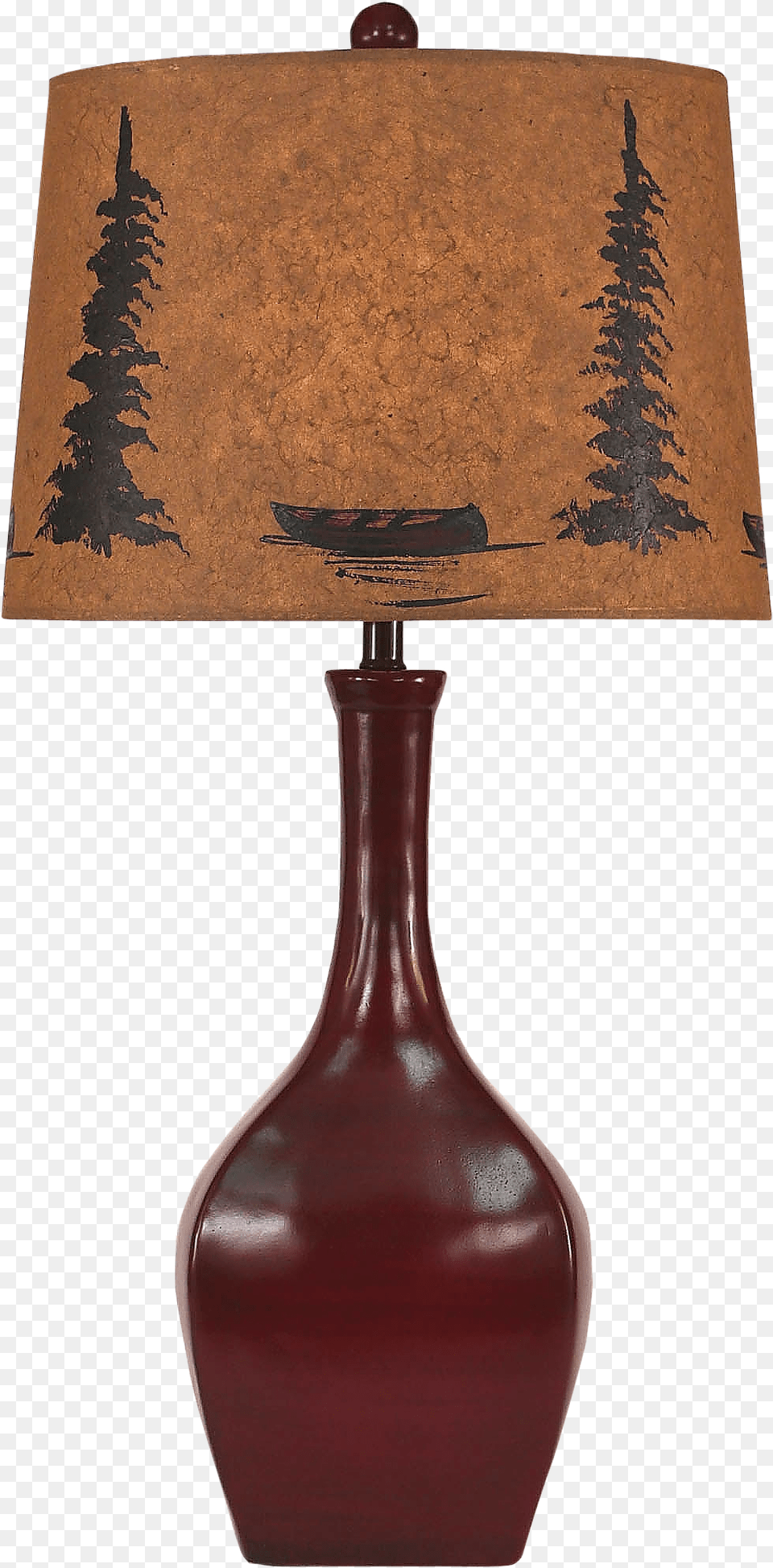 Spanish Tile Oval Genie Table Lamp W Canoe Scene Shade Lamp, Table Lamp, Lampshade, Food, Ketchup Png Image