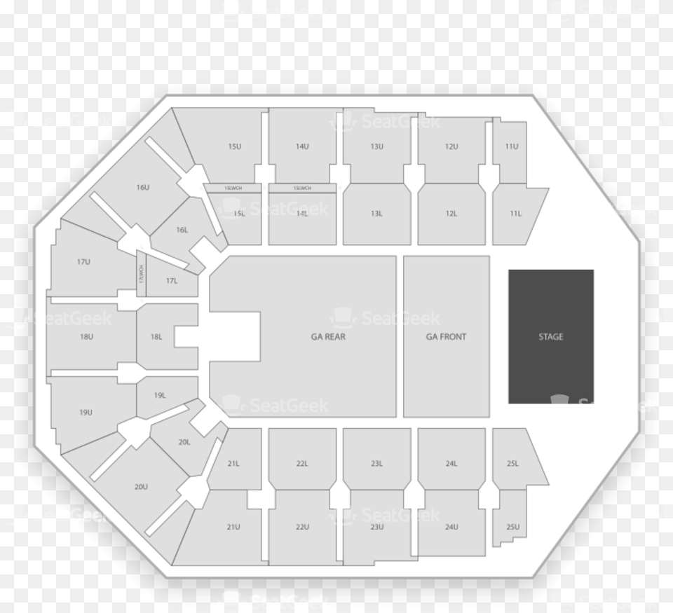 Spark Arena Map Seating, Chart, Diagram, Plan, Plot Free Transparent Png
