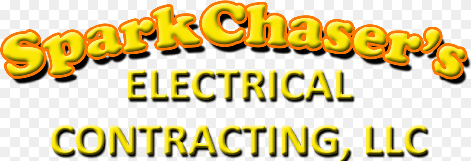 Spark Chasers Electrician Orange, Text Free Png Download