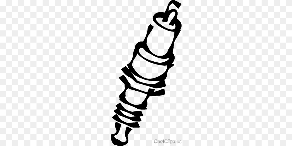 Spark Plug Royalty Free Vector Clip Art Illustration, Adapter, Electronics, Person, Machine Png Image