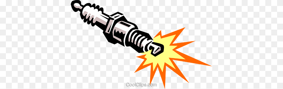 Spark Plug Royalty Vector Clip Art Illustration, Adapter, Electronics, Machine Free Png