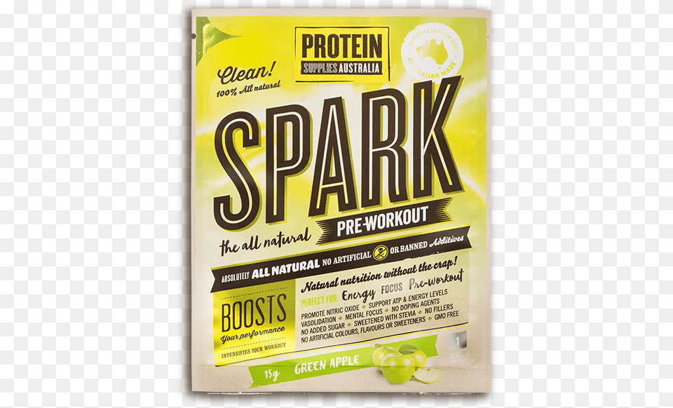 Spark Sampler Protein Supplies Australia Spark All Natural Pre Workout, Advertisement, Poster Png