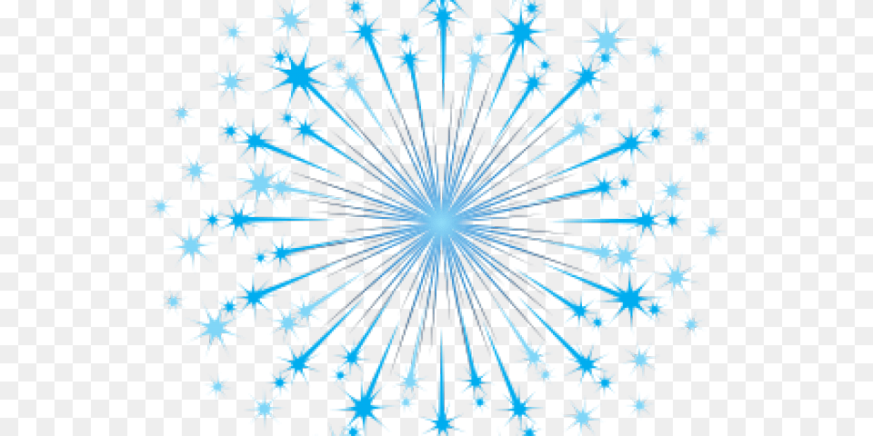 Sparkle Blue Fireworks, Nature, Outdoors, Pattern, Night Free Transparent Png