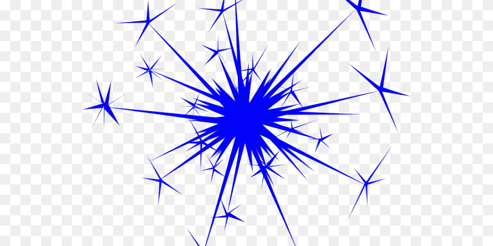 Sparkle Clipart Blue Blue Firework Clipart, Nature, Night, Outdoors, Lighting Free Png