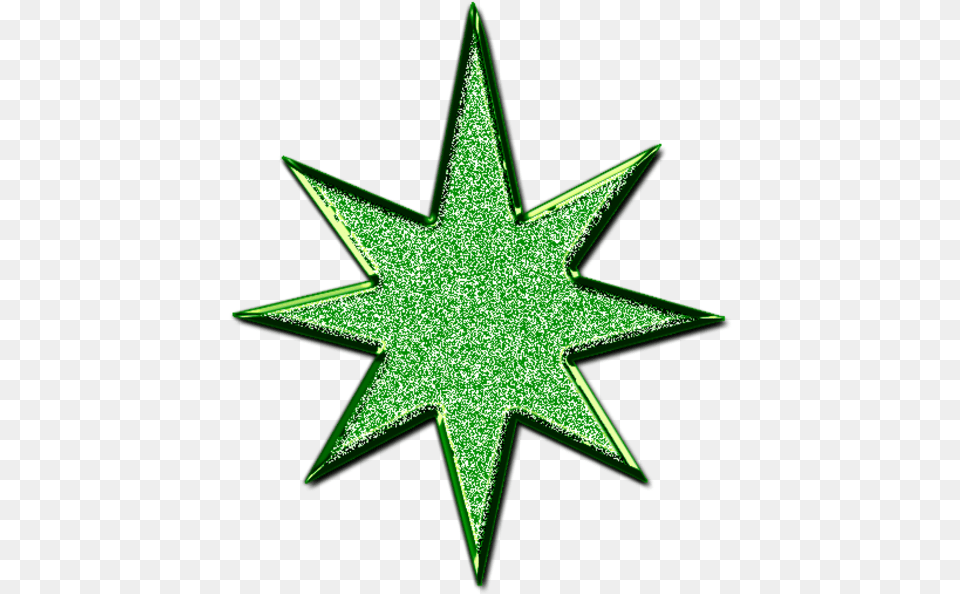 Sparkle Clipart Green Transparent For North Star Transparent Background, Star Symbol, Symbol Free Png Download