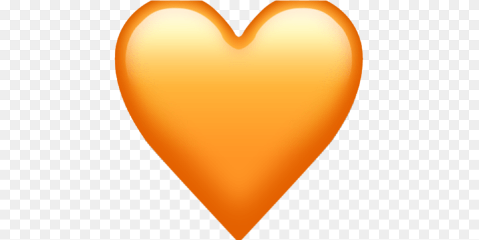 Sparkle Clipart Iphone Emojis Emoji De Corazon Naranja, Heart, Balloon Png Image