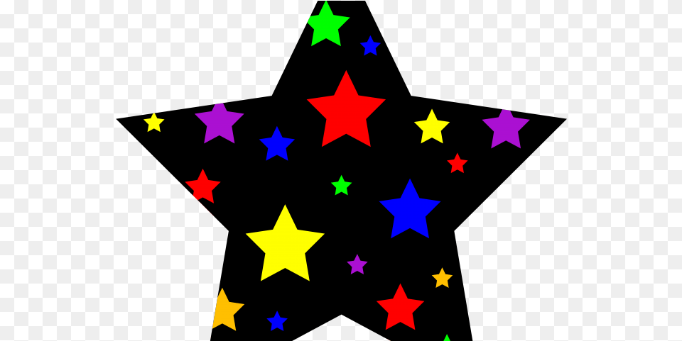 Sparkle Clipart Shining Star Black Stars Transparent Background, Star Symbol, Symbol, Flag Png Image