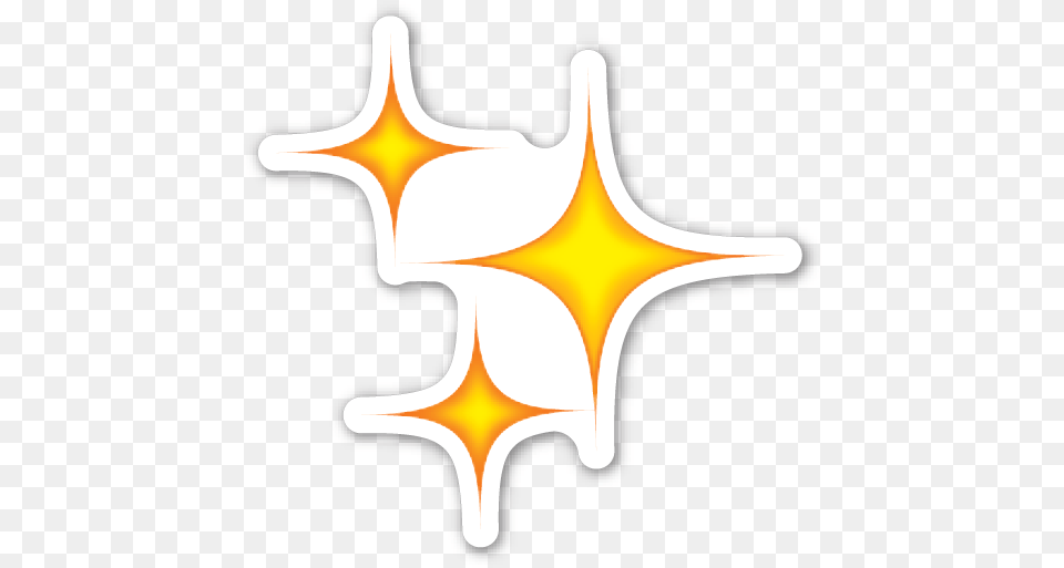Sparkle Emoji Clipart Star Emoji, Logo, Symbol, Bow, Weapon Free Transparent Png