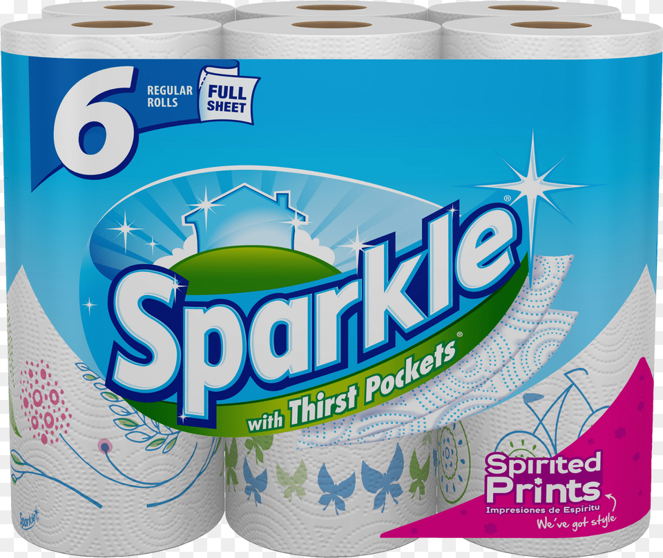 Sparkle Hint Of Color Paper Towels Sparkle Paper Towels 6 Rolls, Paper Towel, Tissue, Toilet Paper, Towel Png