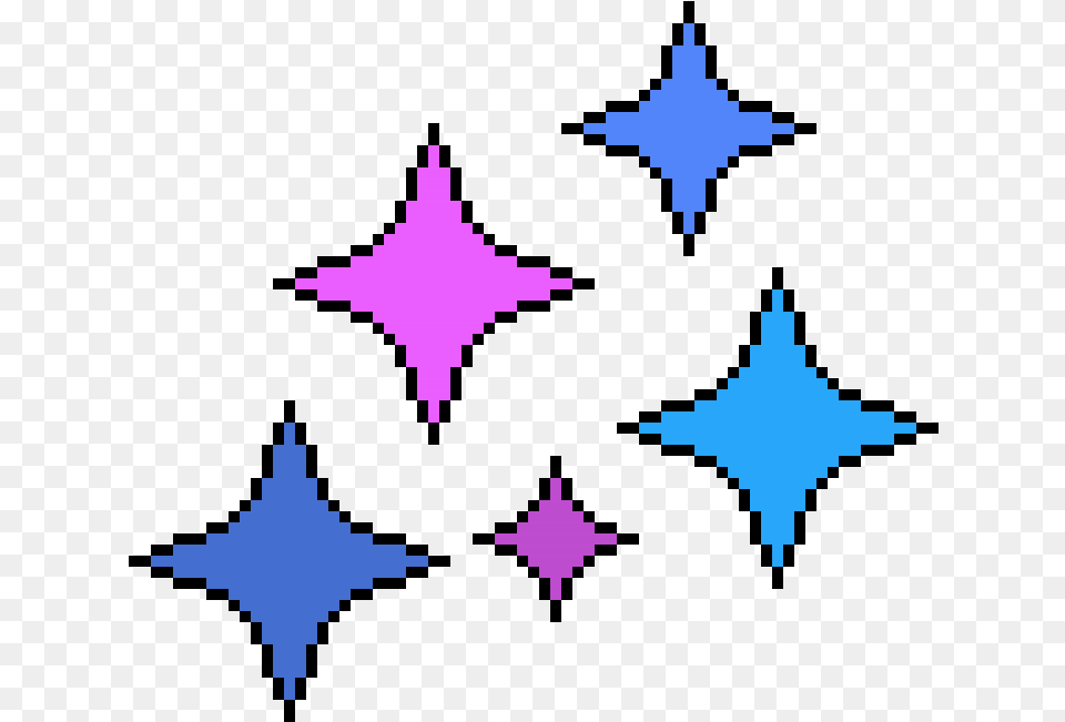 Sparkle Pixel Art, Star Symbol, Symbol Png Image