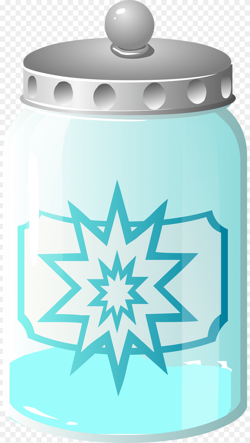 Sparkle Powder Jar Clipart, Pottery Png Image